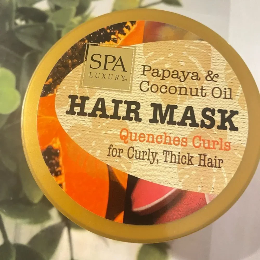 🔥Papaya & Coconut Oil Hair Mask - Gold